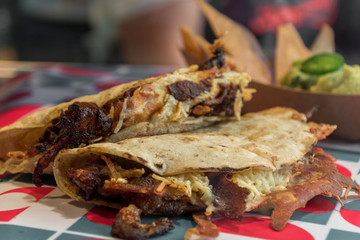 Close up, meat tapa