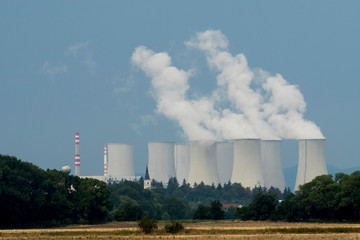 Fototapeta na wymiar Nuclear Power Plant Mochovce Slovak Republic