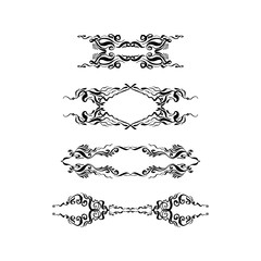 Obraz premium set of design elements