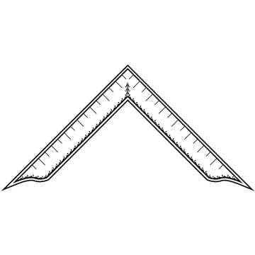 Masonic symbol of Worshipful Master for Blue Lodge Freemasonry