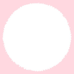 桜のシルエットフレーム