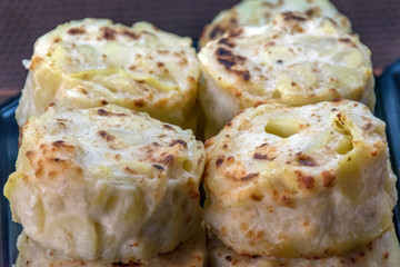 Close up, potato tapa