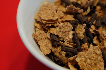 oatmeal and chocolate