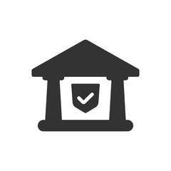 Secure banking icon