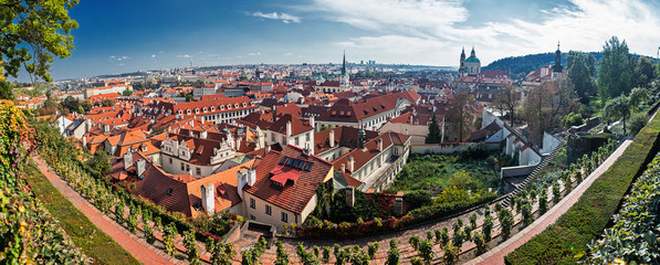 Obraz premium view of Prague from the Hradcany Hill, Czech Republic