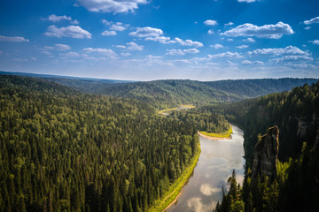 landscape in the mountains