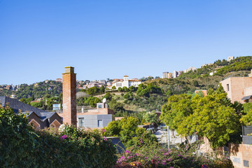 Residential area in Barcelona, Tibidabo