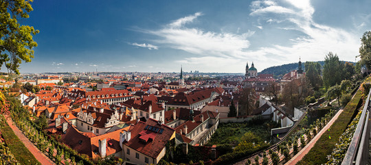 view of Prague from the Hradcany Hill, Czech Republi