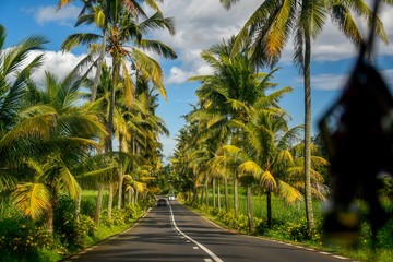 Beautiful nature road.