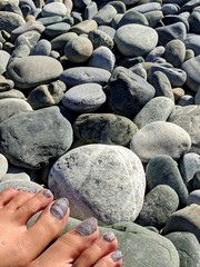 stones on the beach
