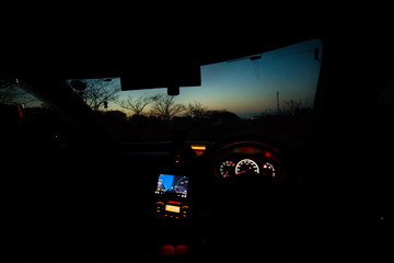 夜景 運転 ドライブ