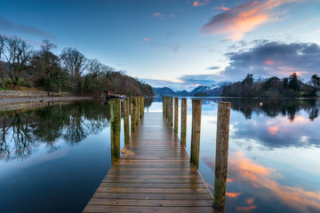 Fototapeta premium Sunset over Derwentwater