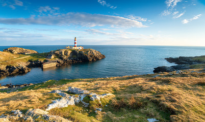 Eilean Glas Lighthouse in Scotland - obrazy, fototapety, plakaty