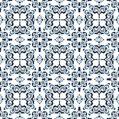 Seamless tile pattern with simple swirls