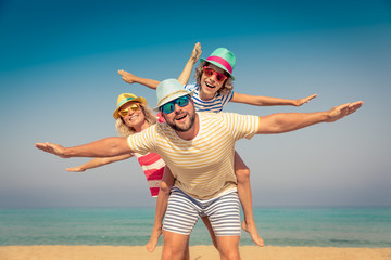 Family Summer Vacation Beach Sea