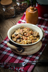 Traditional polish sauerkraut (bigos).