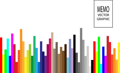 Colorful modern style abstraction background from various shapes.colorful template illustation vector.
