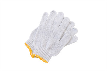 Blank knitted winter gloves mock up set, front back side