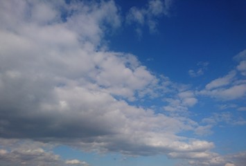 blue sky with clouds