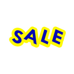 Word sale on white background