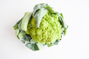 Fresh vegetables, green cauliflower