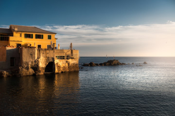 Fototapeta premium Boccadasse- Genoa - Italy