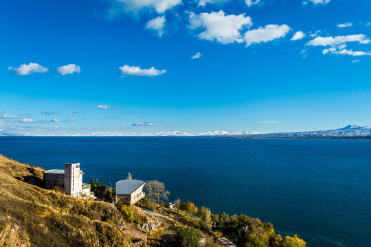 View from Sevanavank Monastery, Sevan, Armenia