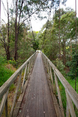 Fototapeta premium Loch Suspension Bridge