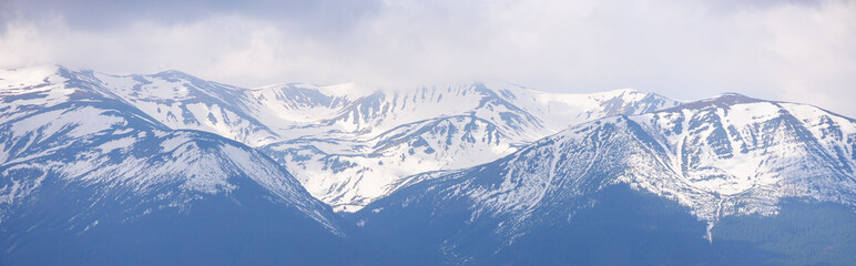 Panorama of the mountain range