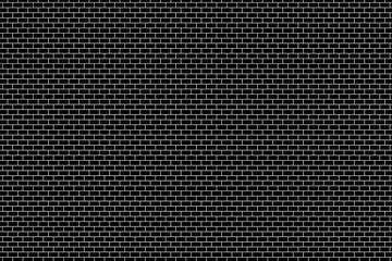 Fototapeta premium Brick background material. Simple pattern. Black pattern. レンガの背景素材 シンプルパターン、黒パターン