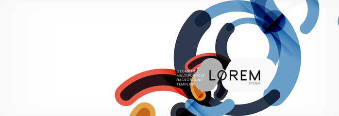 Modern geometrical abstract background