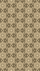 Ornate geometric pattern and abstract colored background