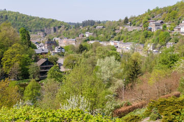 Fototapeta na wymiar View of the town La Roche-en-Ardenne in Belgium
