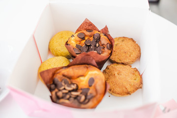 Gluten free sweets in a package