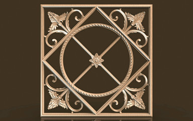 vintage background with ornament