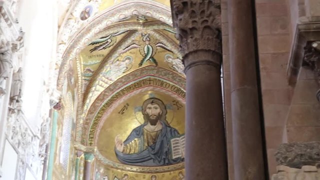 Interno della Cattedrale di Cefal&ugrave;