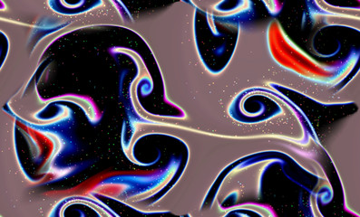 Magic space texture, pattern