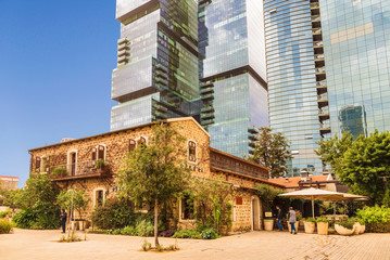 Sarona - old quarter in Tel Aviv, founded by Templers in the 19th century, Israel