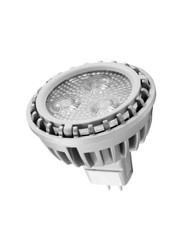 Economical light lamp isolated on white