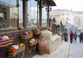 Fototapeta na wymiar old town, Baku, Azerbaijan