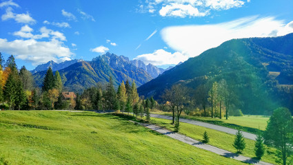 Countryside landscape in Slovenia