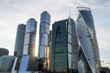 Obraz premium Centrum biznesowe Moskwy