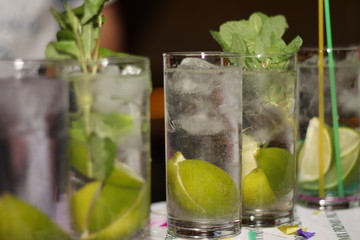 Fototapeta premium mojito cocktail party