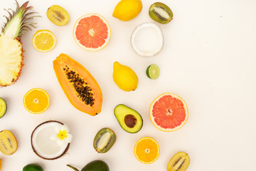 Summer diet, fresh fruits