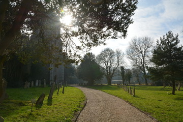 dawn brighten the church