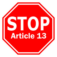 Stop article 13
