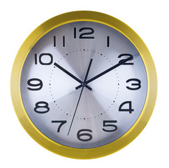Fototapeta na wymiar Wall clock isolated on white background.