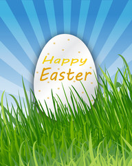 happy Easter inscription