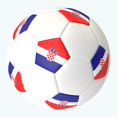 3D rendered soccerball