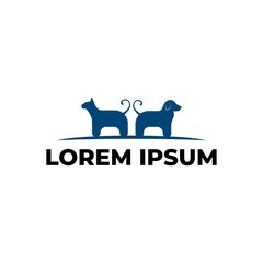 Cat and Dog Logo Vector, Illustration.